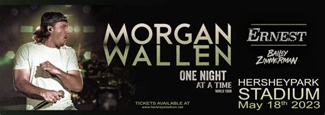 dates will benefit the Morgan Wallen Foundation (MWF), supporting youth programs with a focus on sports and music. . Morgan wallen tickets hershey pa